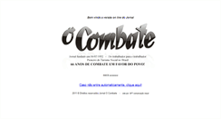 Desktop Screenshot of ocombate.com.br